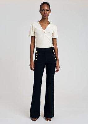 ROBERTSON FLARE TROUSERS IN BLACK