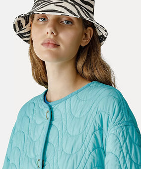 VISCOSE NYLON MATELASS' REVERSIBLE BOMBER